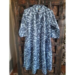 Elisamama Wo Mama Tent Dress in Moonflower Sz M BNWT